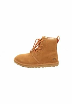 UGG NEUMEL HIGH - Lace-up Ankle Boots - Cognac