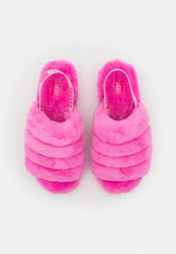 UGG FLUFF YEAH SLIDE - Platform Sandals - Carnation -UGG Shop 04049443e4c446088ebb97d3d8cbc9fa