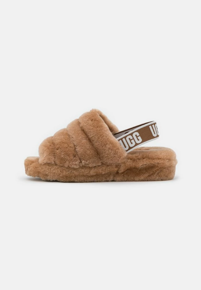 FLUFF YEAH SLIDE - Platform sandals - chestnut UGG FLUFF YEAH SLIDE - Platform Sandals - Chestnut -UGG Shop 04f64e3b6b8d4baf84ae1ffef3377c8b
