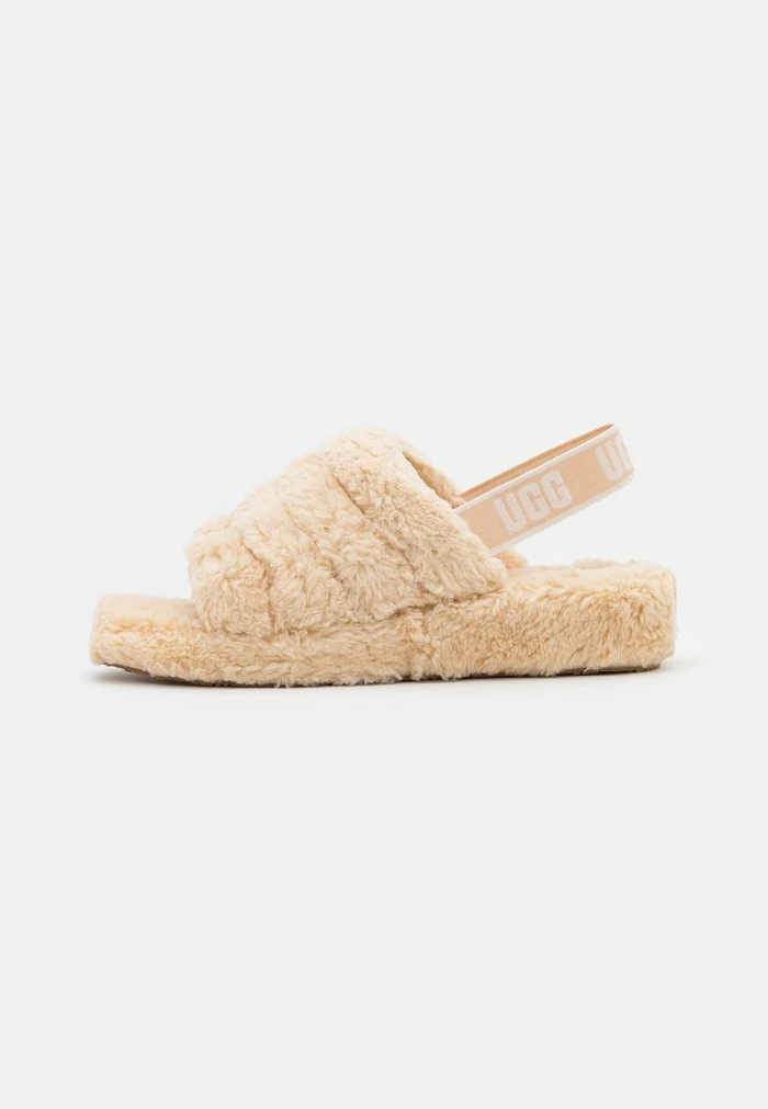 FLUFF YEAH FUZZ SUGAR - Slippers - natural UGG FLUFF YEAH FUZZ SUGAR - Slippers - Natural -UGG Shop 07554a8a68cf4d8ba018bbab99aa937b