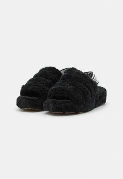 UGG FLUFF YEAH FUZZ SUGAR - Slippers - Black -UGG Shop 07a5bb1ef5404dbf8df6b46c068dc30e