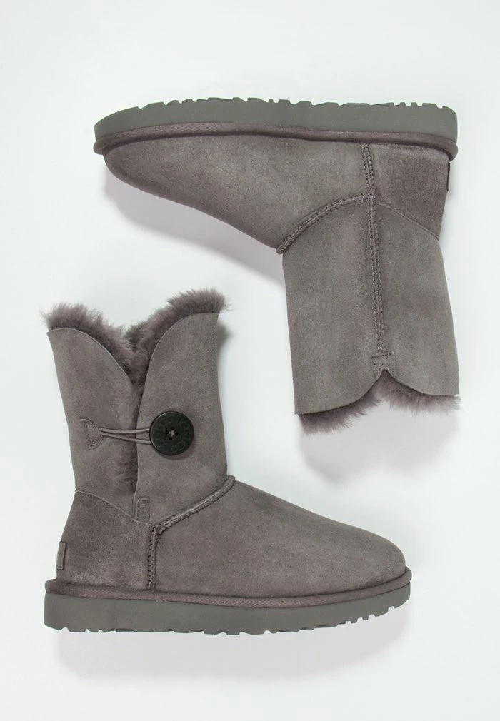 BAILEY BUTTON II - Classic ankle boots - grey UGG BAILEY BUTTON II - Classic Ankle Boots - Grey -UGG Shop 083e32cf055e41e6a34385d57c7786dc