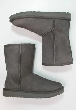 UGG CLASSIC SHORT - Classic Ankle Boots - Grey -UGG Shop 0997dfaf8f5f4cba96c147805e01f582