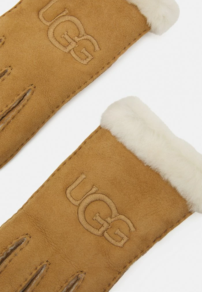 UGG EMBROIDER GLOVE - Gloves - Chestnut 3 UGG EMBROIDER GLOVE - Gloves - Chestnut - Image 3