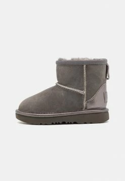 UGG CLASSIC MINI SHINE - Classic Ankle Boots - Charcoal