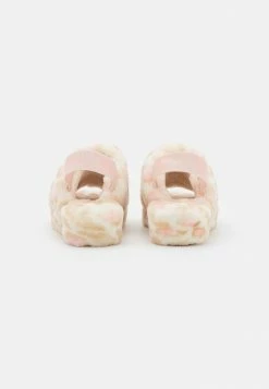 UGG FLUFF YEAH SLIDE PANTHER PRINT - Slippers - White -UGG Shop 0e9c46e9980a4c069a9f28a4c68f4ccd