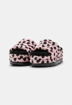 UGG MAXI SLIDE CHEETAH PRINT - Heeled Mules - Pink Scallop -UGG Shop 151ec98eed2f4ed6bd9f27c5ee4706b8