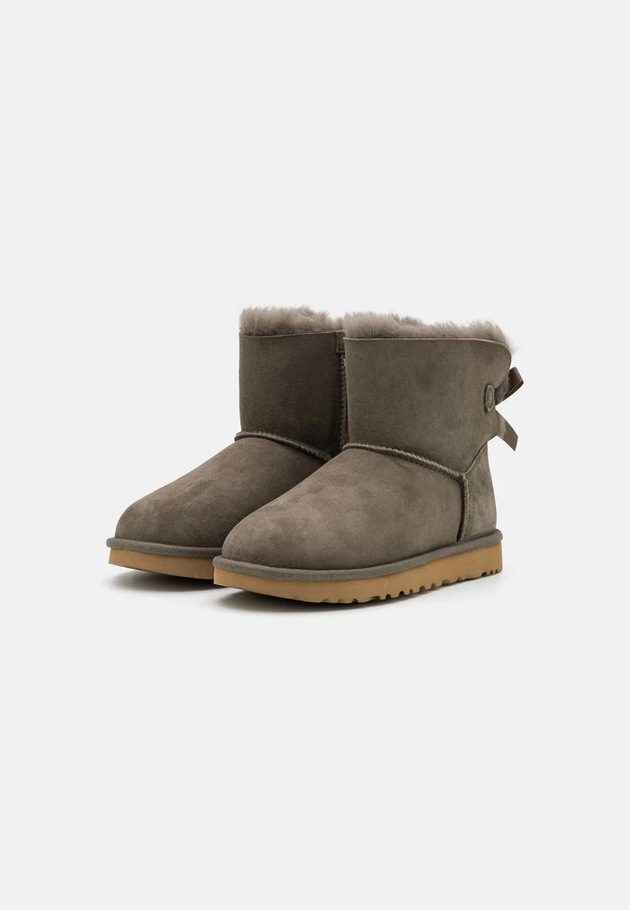 UGG MINI BAILEY BOW - Classic Ankle Boots - Slate 3 UGG MINI BAILEY BOW - Classic Ankle Boots - Slate - Image 3