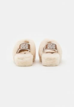 UGG FLUFF YEAH SLIDE - Platform Sandals - Natural -UGG Shop 160a179d99c541aabf36348e2c1bf16d