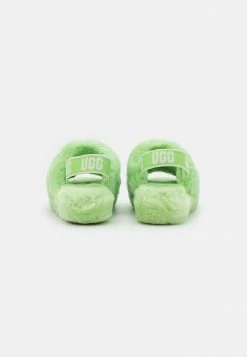 UGG FLUFF YEAH SLIDE - Platform Sandals - Parakeet Green -UGG Shop 169a5cdc6c0241d19488edd0c05e417d