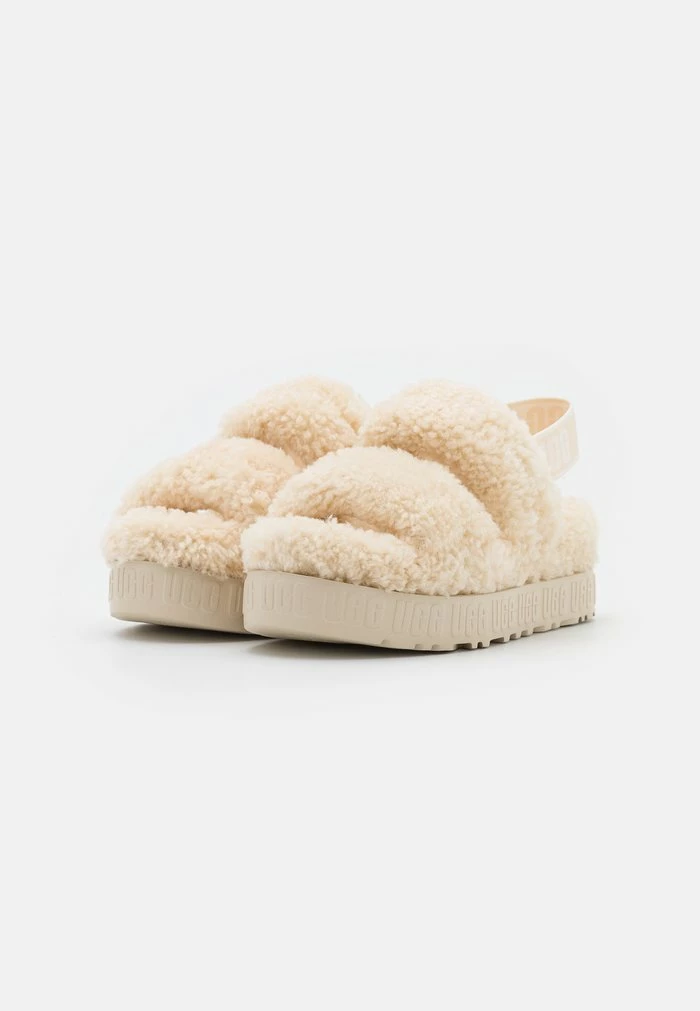 OH FLUFFITA - Platform sandals - natural UGG OH FLUFFITA - Platform Sandals - Natural -UGG Shop 20ee752946924216ba9f33c55d0d1972