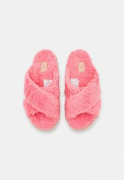 UGG FUZZ SUGAR CROSS SLIDE - Mules - Pink Jasmine -UGG Shop 225e91e3cdae4b8a83aa35747fb4554e