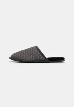 UGG SCUFF LOGO - Slippers - Black