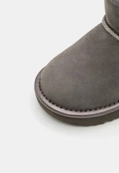 UGG CLASSIC MINI SHINE - Classic Ankle Boots - Charcoal -UGG Shop 295215df6ebd46ce9dfd9a107f463c07