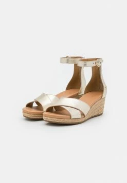 UGG EUGENIA - Wedge Sandals - Pale Gold Metallic 8 UGG EUGENIA - Wedge Sandals - Pale Gold Metallic -UGG Shop 2d27ec1e45f64d3d9e4af699c0aafea5