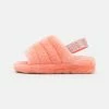 UGG FLUFF YEAH BLING - Slippers - Coral