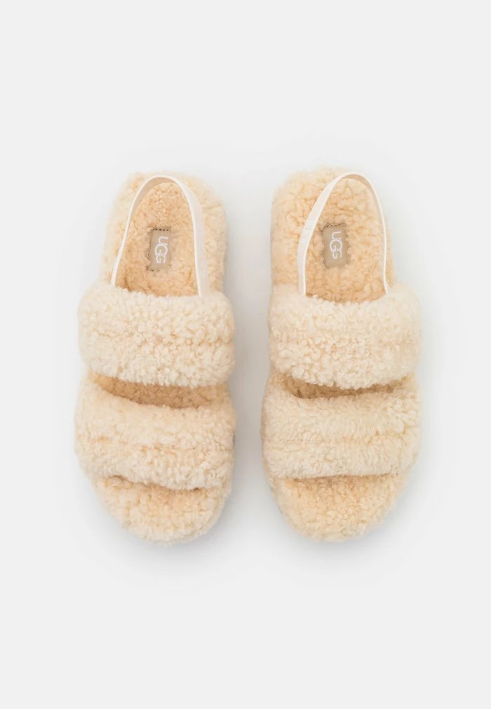 OH FLUFFITA - Platform sandals - natural UGG OH FLUFFITA - Platform Sandals - Natural -UGG Shop 33affcf96ca64e8f81d25b0085624af8