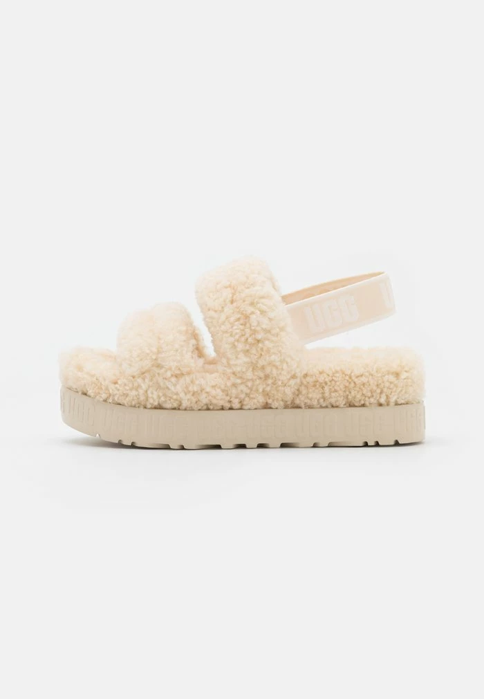 OH FLUFFITA - Platform sandals - natural UGG OH FLUFFITA - Platform Sandals - Natural -UGG Shop 43a417a1c3434af0b41ee631306f6931