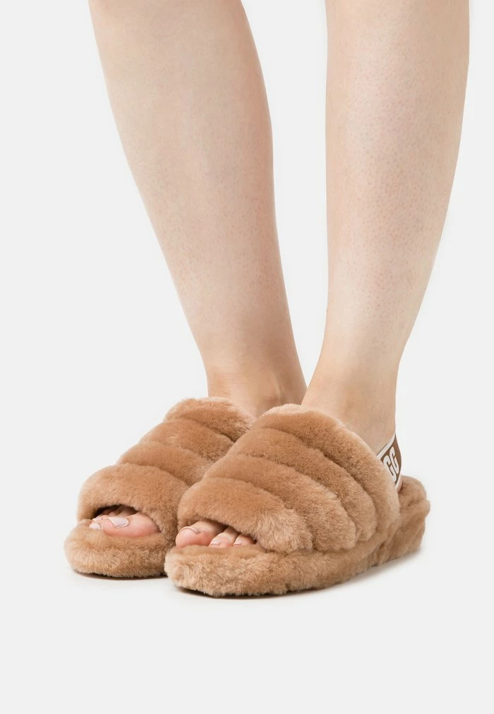 FLUFF YEAH SLIDE - Platform sandals - chestnut UGG FLUFF YEAH SLIDE - Platform Sandals - Chestnut -UGG Shop 4435e990121c45dbb6c52233e1228475