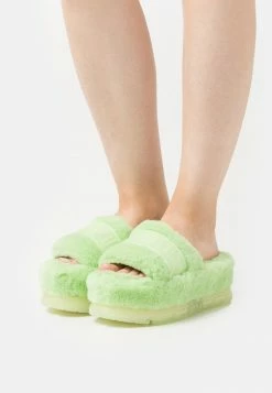 UGG FLUFFITA CLEAR - Slippers - Parakeet Green