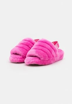 UGG FLUFF YEAH SLIDE - Platform Sandals - Carnation -UGG Shop 48ff30c4835b4c19811ef07c7544b070