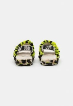 UGG FLUFF YEAH ANIMALIA - Slippers - Key Lime -UGG Shop 4f5b977752394ae5a908eadd614523b1