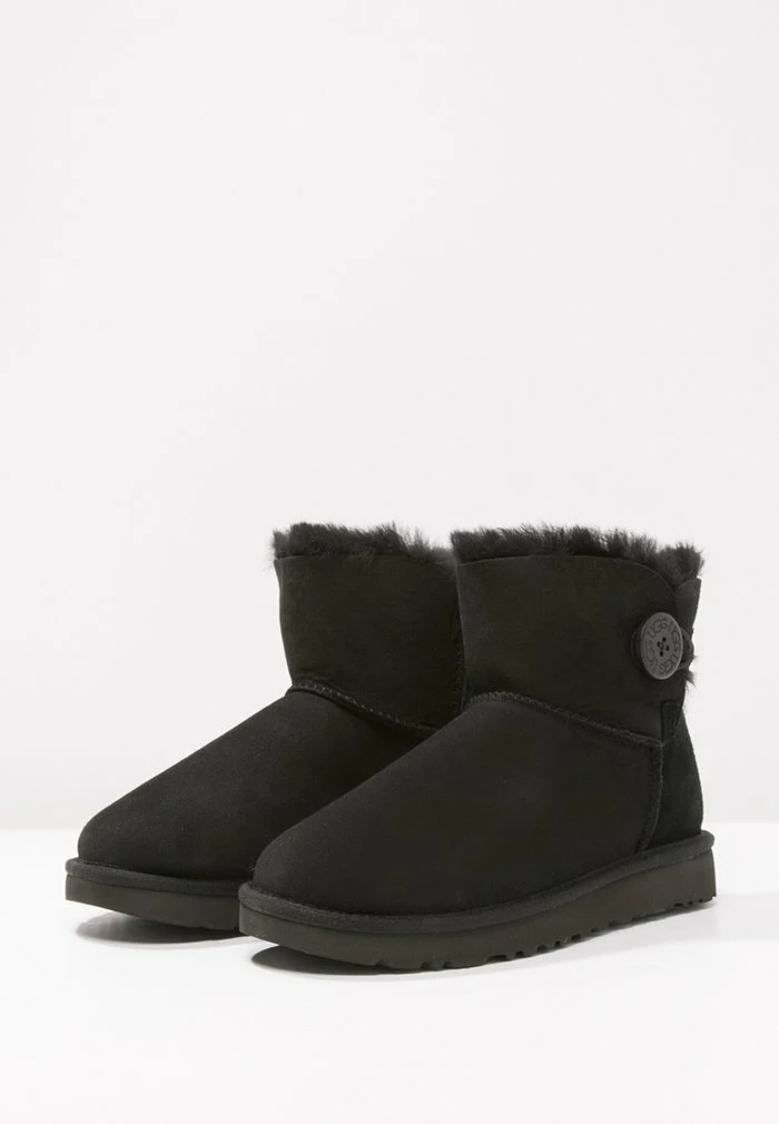 MINI BAILEY BUTTON - Ankle boots - black UGG MINI BAILEY BUTTON - Ankle Boots - Black -UGG Shop 4fd2c956006c4470993399601a2ef5bd