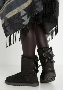 UGG BAILEY BOW - Classic Ankle Boots - Black
