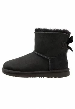 UGG MINI BAILEY BOW II - Classic Ankle Boots - Black