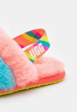 UGG FLUFF YEAH SLIDE - Sandals - Peach Bliss/multi-coloured -UGG Shop 5d31b39b36b64bf3ad96d21fd62ec49f