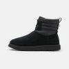 UGG CLASSIC MINI LACE UP WEATHER - Winter Boots - Black