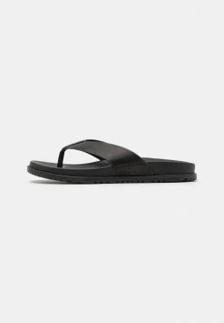 UGG WAINSCOTT FLIP - T-bar Sandals - Black