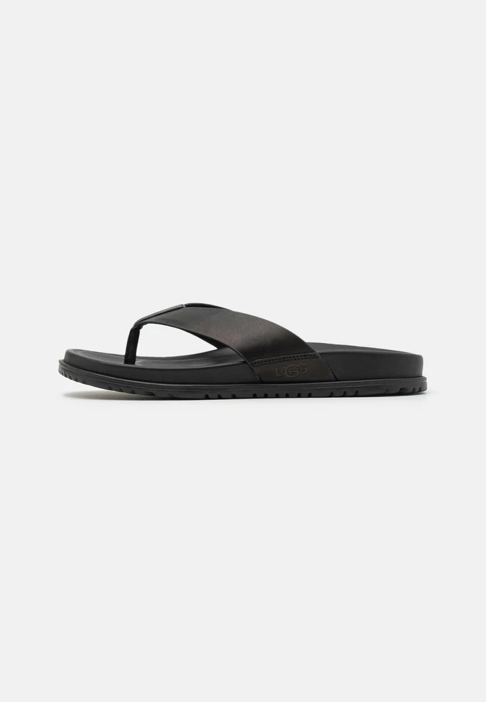 UGG WAINSCOTT FLIP - T-bar Sandals - Black 1 UGG WAINSCOTT FLIP - T-bar Sandals - Black