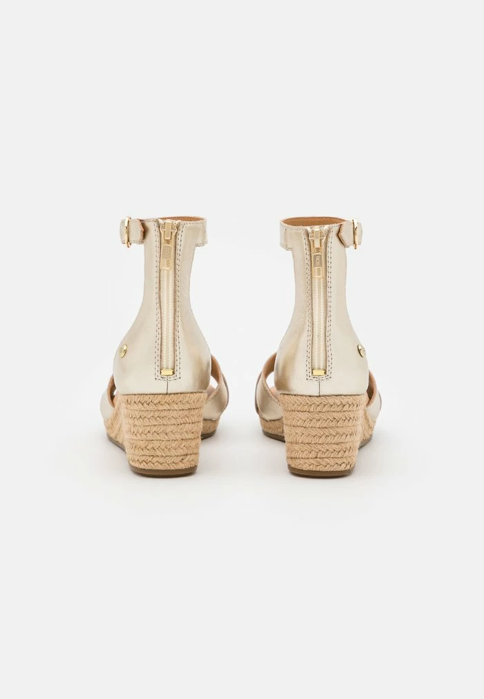 UGG EUGENIA - Wedge Sandals - Pale Gold Metallic 4 UGG EUGENIA - Wedge Sandals - Pale Gold Metallic - Image 4