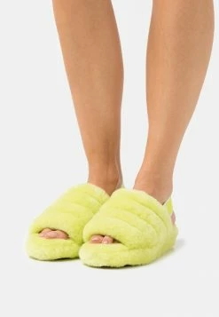 UGG FLUFF YEAH SLIDE - Platform Sandals - Key Lime -UGG Shop 62e80b43ff054be79f6f466a9dbb1561