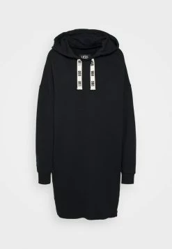 UGG ADERYN HOODIE DRESS - Hoodie - Black -UGG Shop 6313be90a85340c680430cb45f3fb631