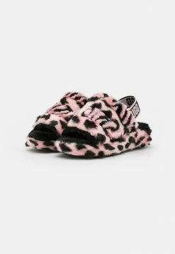 UGG FLUFF YEAH ANIMALIA - Platform Sandals - Pink Scallop -UGG Shop 68068e22875b4837906a915b9b67475b