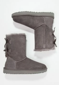 UGG BAILEY BOW - Classic Ankle Boots - Grey -UGG Shop 683e56e11a764f699e03030e0235c039