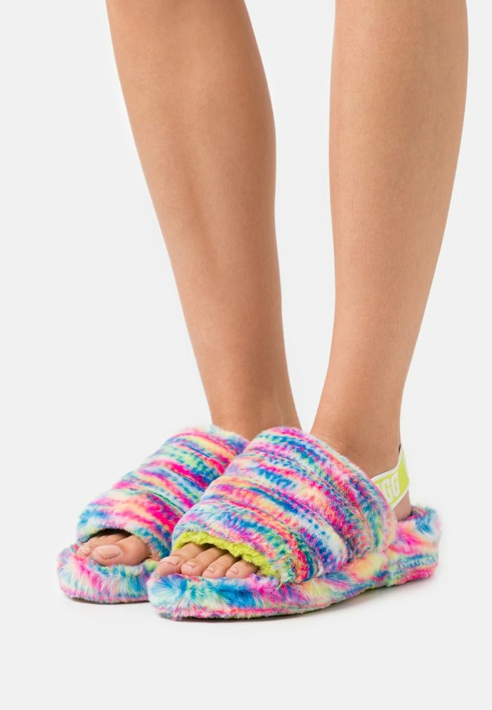 FLUFF YEAH PIXELATE - Platform sandals - white UGG FLUFF YEAH PIXELATE - Platform Sandals - White -UGG Shop 698ef80970f1471692d8b2a67273eb92