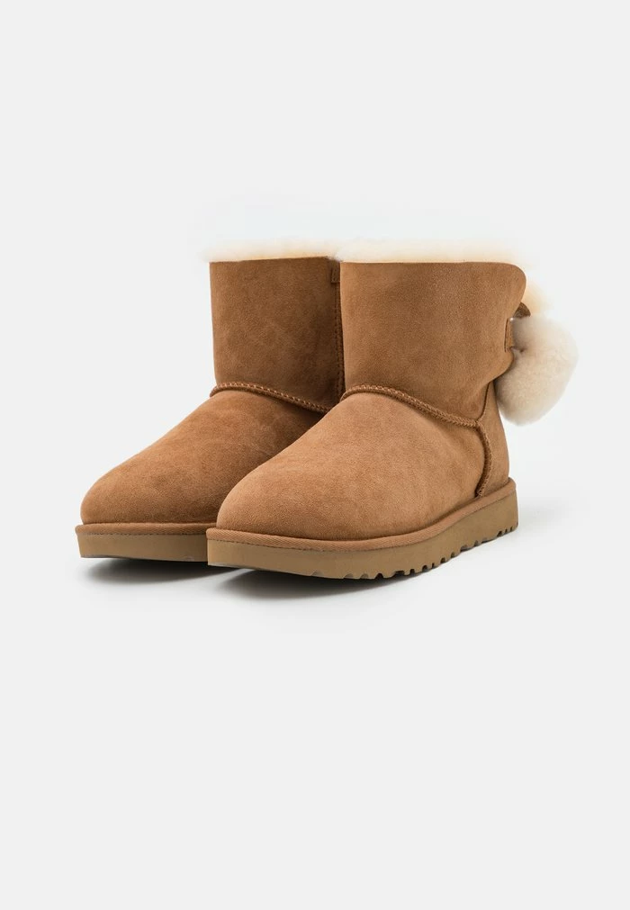 MINI BAILEY FUZZY BOW - Winter boots - chestnut UGG MINI BAILEY FUZZY BOW - Winter Boots - Chestnut -UGG Shop 6b1de8886dd64805bb366f38842d9cf9