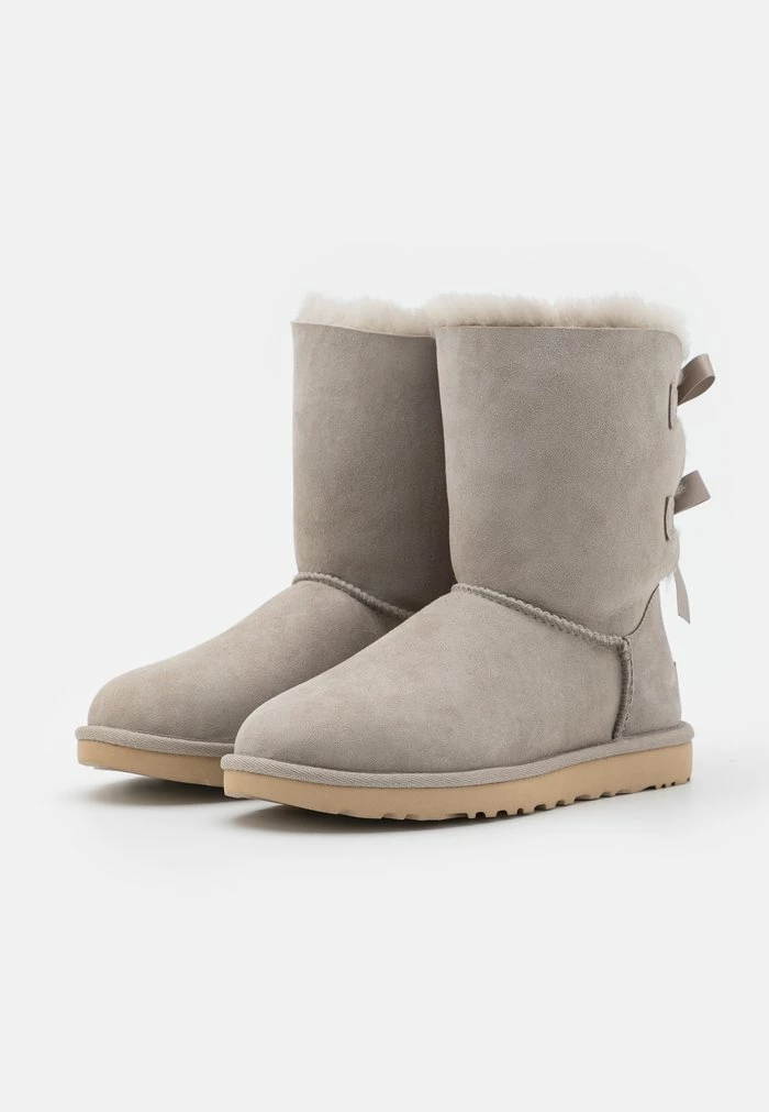 UGG BAILEY BOW - Classic Ankle Boots - Light Grey 3 UGG BAILEY BOW - Classic Ankle Boots - Light Grey - Image 3