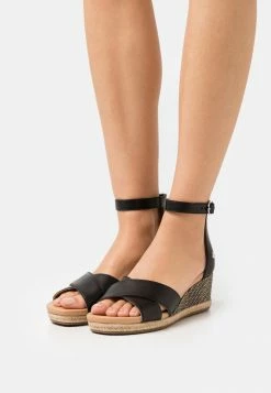 UGG EUGENIA - Wedge Sandals - Black