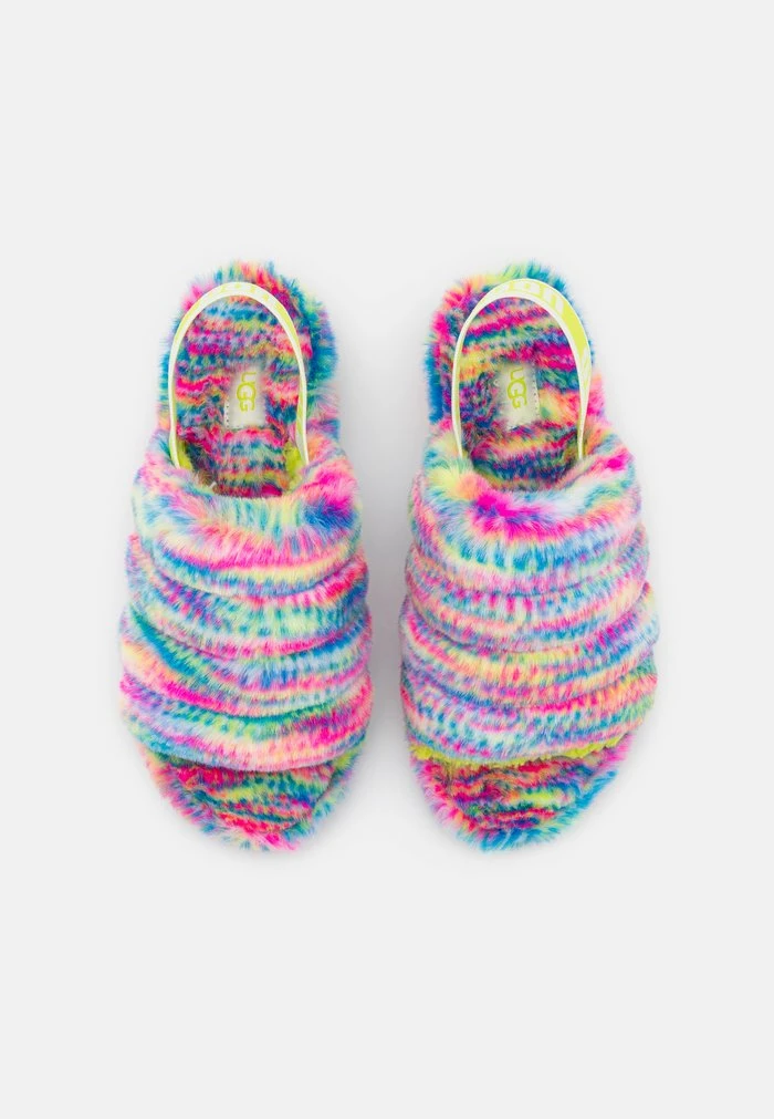 FLUFF YEAH PIXELATE - Platform sandals - white UGG FLUFF YEAH PIXELATE - Platform Sandals - White -UGG Shop 78a90380be3d4b7da258c081d86c7836