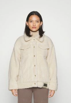 UGG FRANKIE SHERPA TRUCKER JACKET - Winter Jacket - Natural