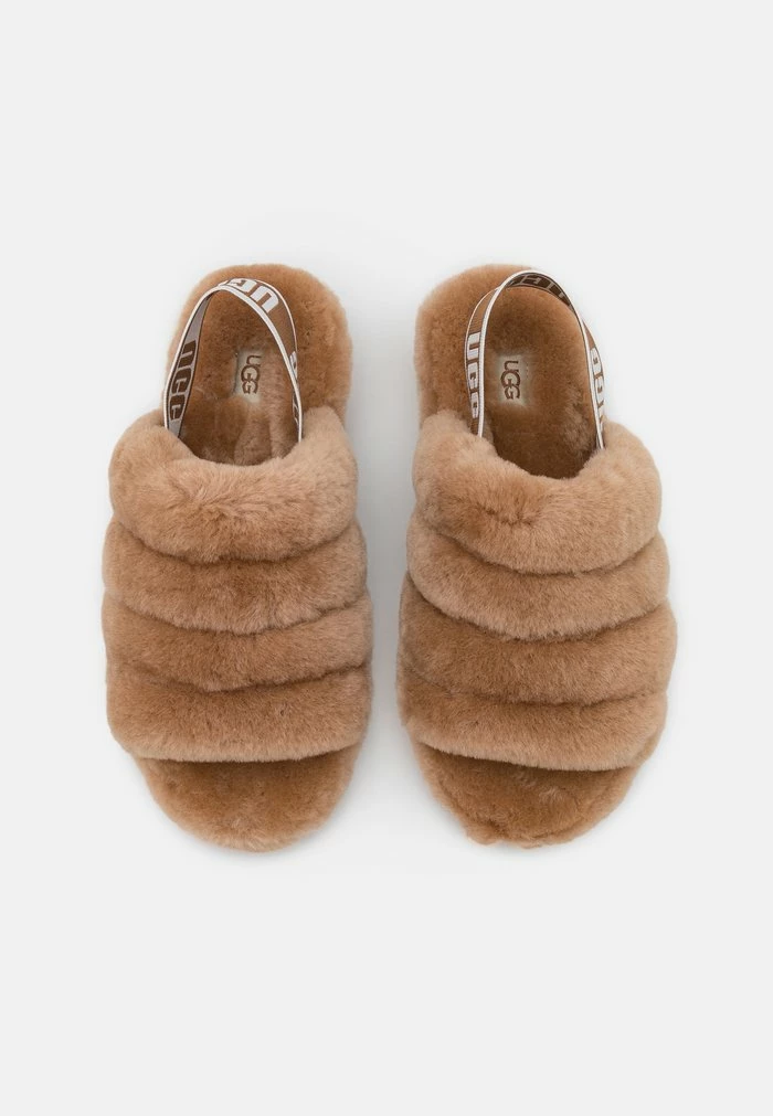 FLUFF YEAH SLIDE - Platform sandals - chestnut UGG FLUFF YEAH SLIDE - Platform Sandals - Chestnut -UGG Shop 7e570359166242e59cf769261c4571ac