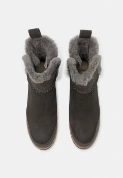 UGG MALVELLA - Wedge Ankle Boots - Charcoal -UGG Shop 9095d27577ed4df7a2210d8e67ceb9cd