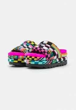 UGG MAXI CHECKS SLIDE - Heeled Mules - Black/multi-coloured 2 UGG MAXI CHECKS SLIDE - Heeled Mules - Black/multi-coloured -UGG Shop 935e67d34e21440cae23b2090aad44eb