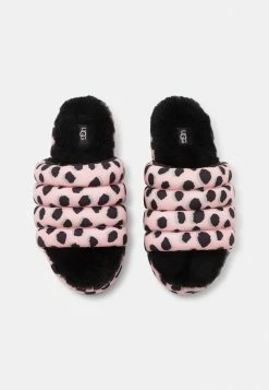 UGG MAXI SLIDE CHEETAH PRINT - Heeled Mules - Pink Scallop -UGG Shop 943ea58cd6c94c3a941df0ac146c27a6