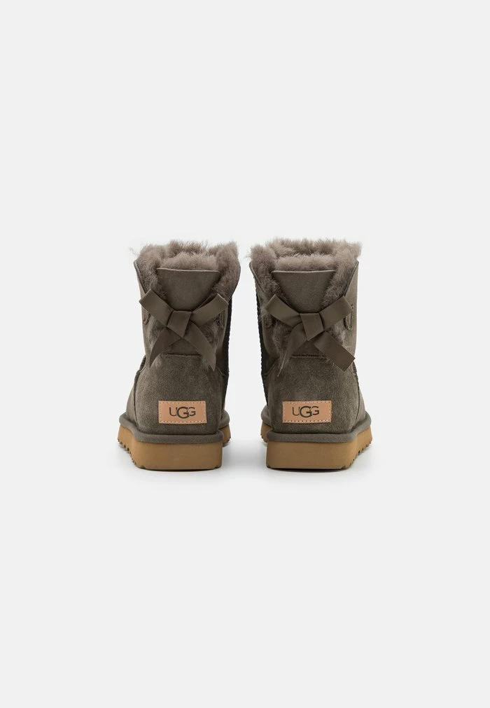 UGG MINI BAILEY BOW - Classic Ankle Boots - Slate 4 UGG MINI BAILEY BOW - Classic Ankle Boots - Slate - Image 4