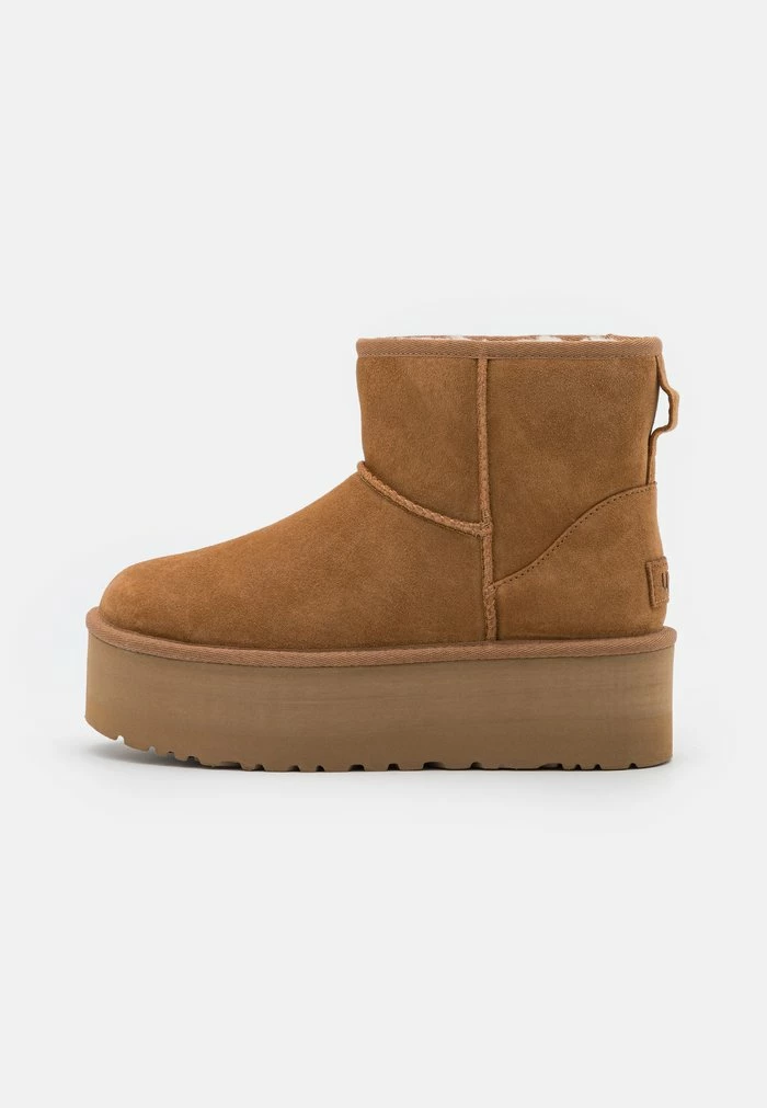 CLASSIC MINI PLATFORM - Platform ankle boots - chestnut UGG CLASSIC MINI PLATFORM - Platform Ankle Boots - Chestnut -UGG Shop 995e8b8f400443b0aa95d961f9d68618